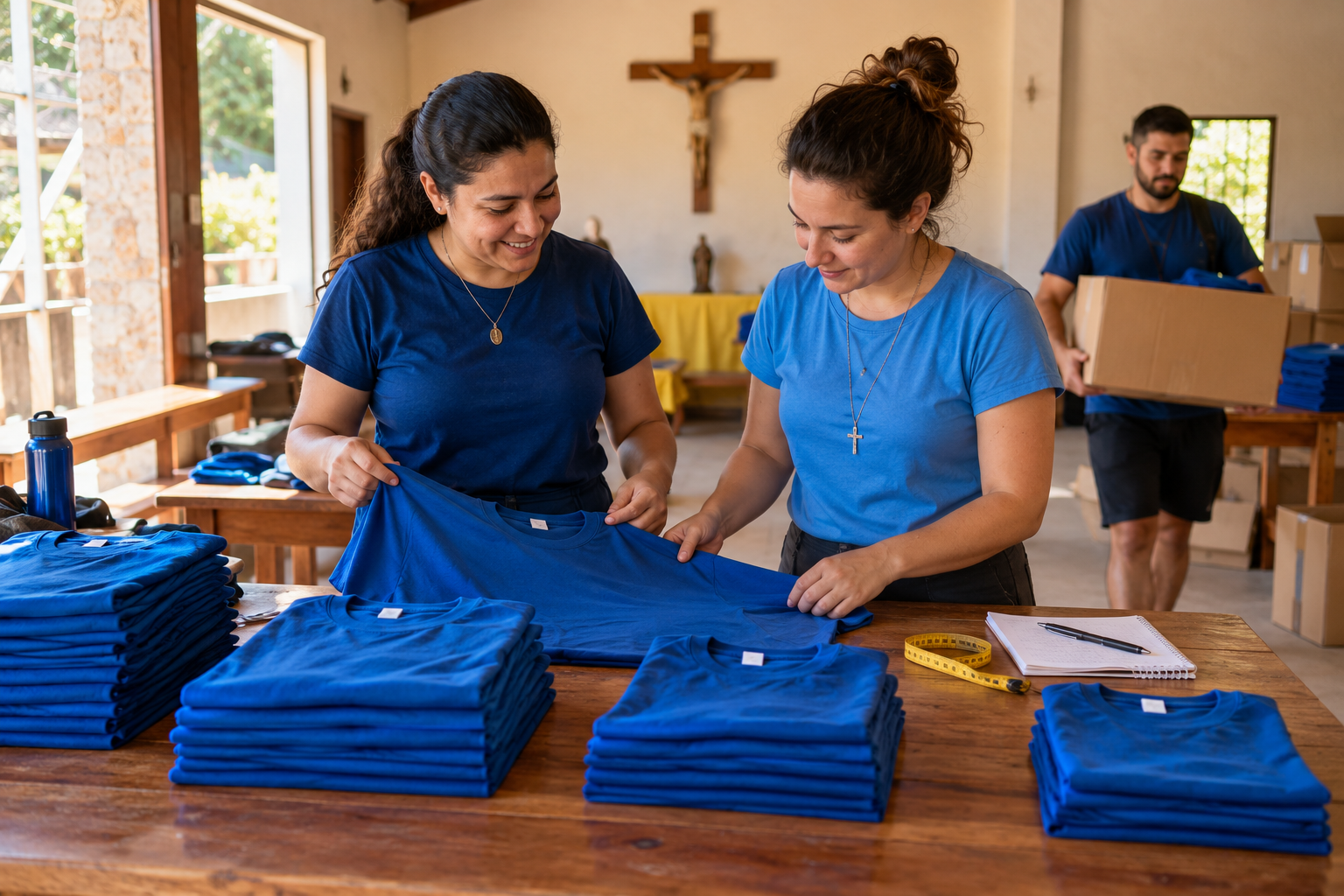Camisetas do acampamento: como calcular quantidades e tamanhos